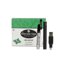 Alternate Vape CBD Vape Shot Kit (with Case, Battery & Charger) – 1ml/250 mg